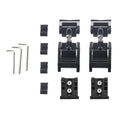 Onemayship 2 Pack Front Hood Latch Lock Catch for Jeep Wrangler JK 07-18 US Secure Vehicle Protection-Black
