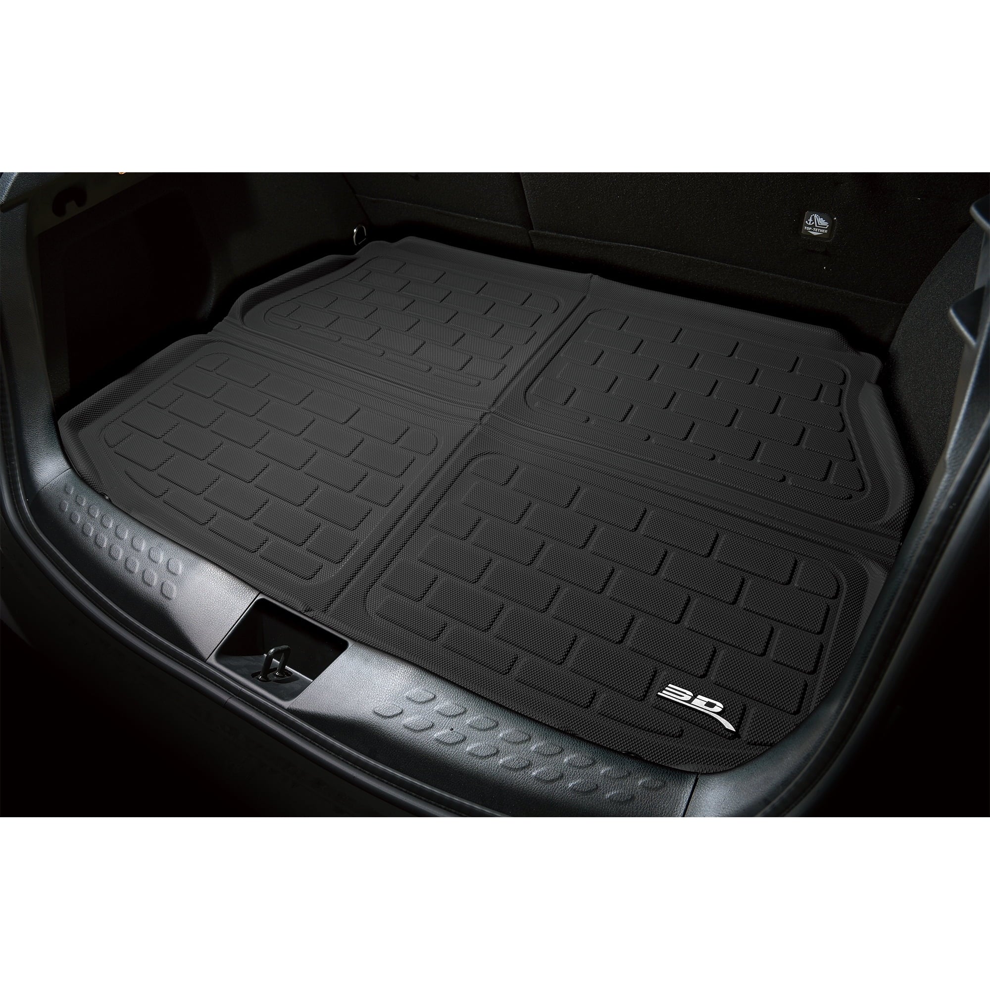 3D MAXpider KAGU Cargo Liner (BLACK) Suitable with AUDI Q7 (4M)/SQ7 (4M) 2017-2024 - Cargo Liner
