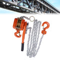 DENEST 0.75T Lever Block Chain Hoist Come Along Puller 10Ft Chain Lifter Ratchet Type