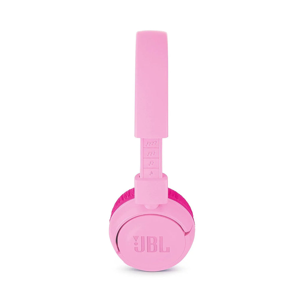 JBL JR 300BT Kids On-Ear Wireless Headphones with Safe Sound Technology (Pink)