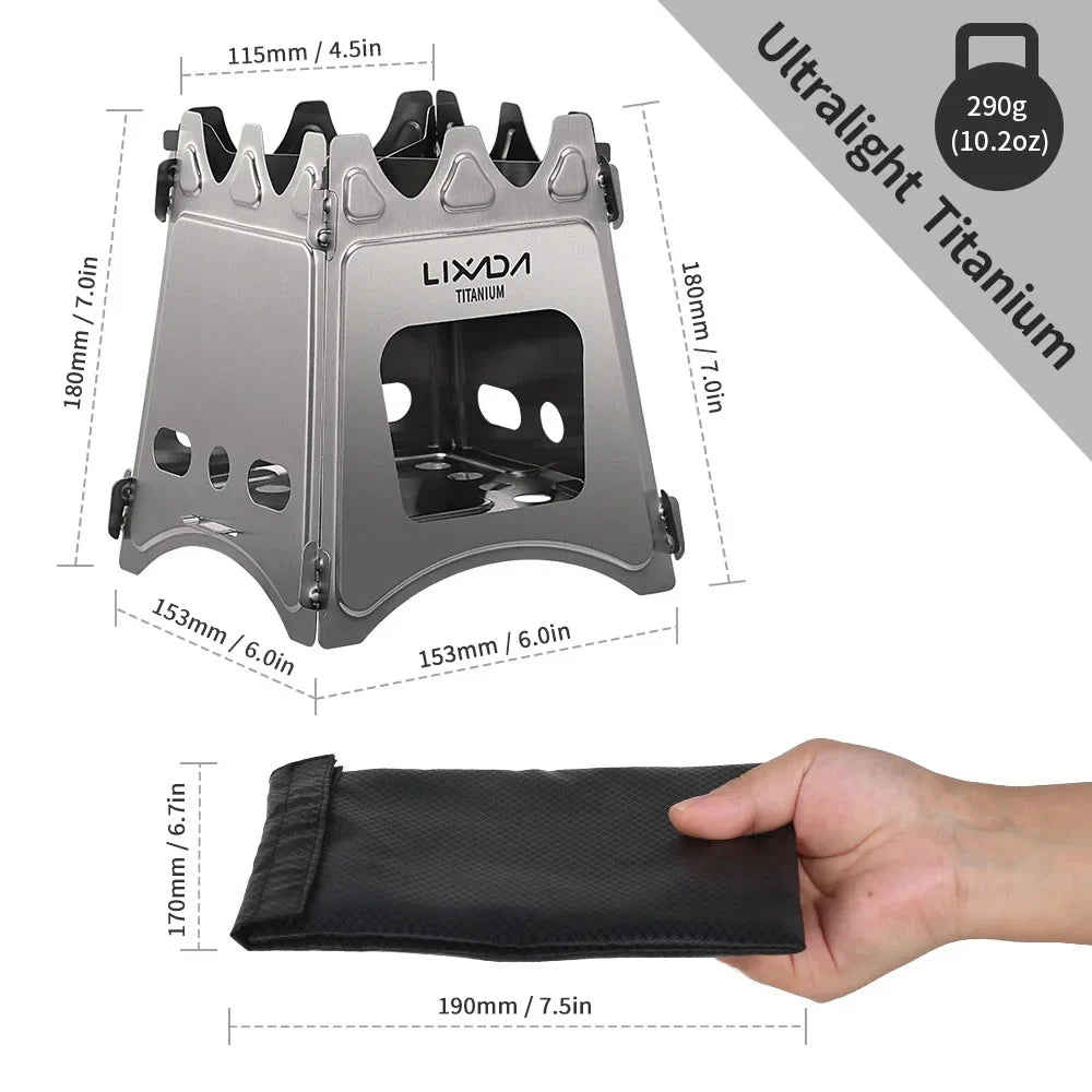 Lixada Outdoor Stove,StovePicnic Wood Stove Portable Stove Stove Jinmie Stoves Portable Stove Bbq Buzhi Siuke