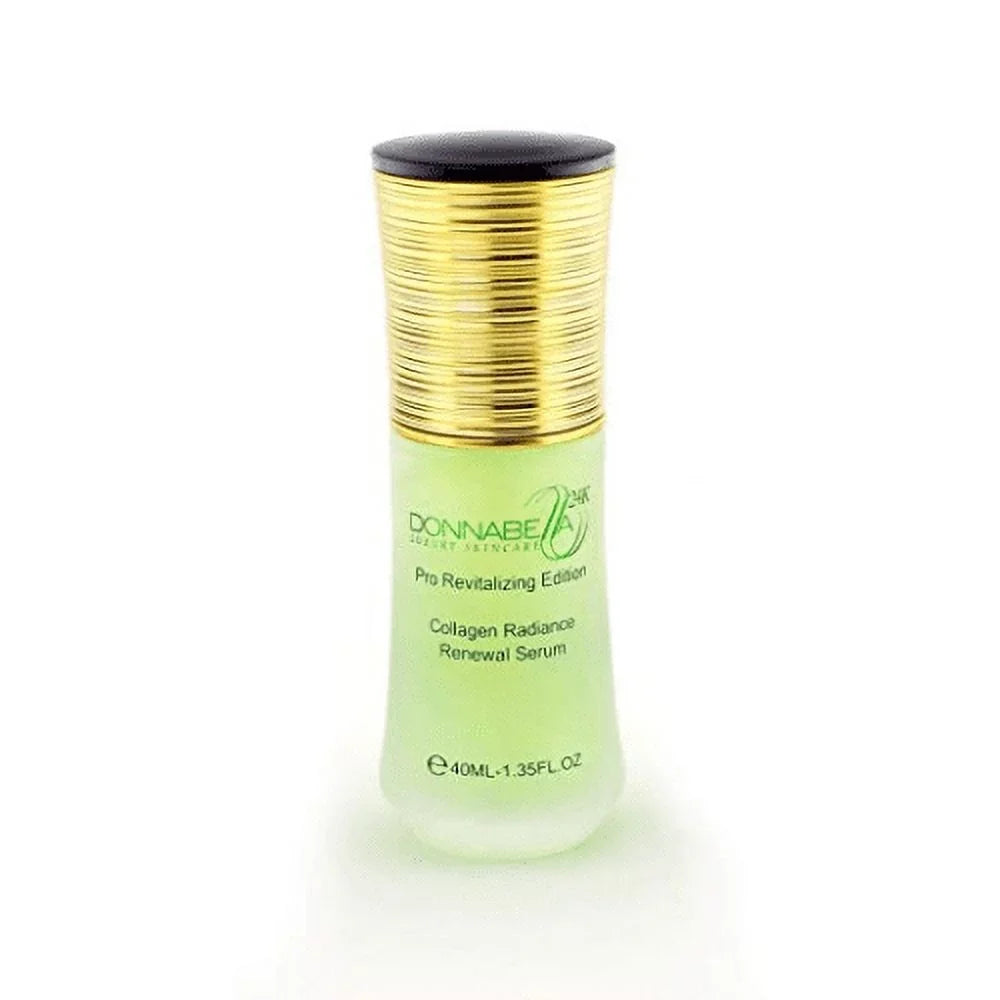 Donna Bella 24K Pro Gold edition Luxury Skincare 40ML-1.35FL.OZ Collagen Radiance Renewal Serum natural formula specially synthesized with organic extract elements