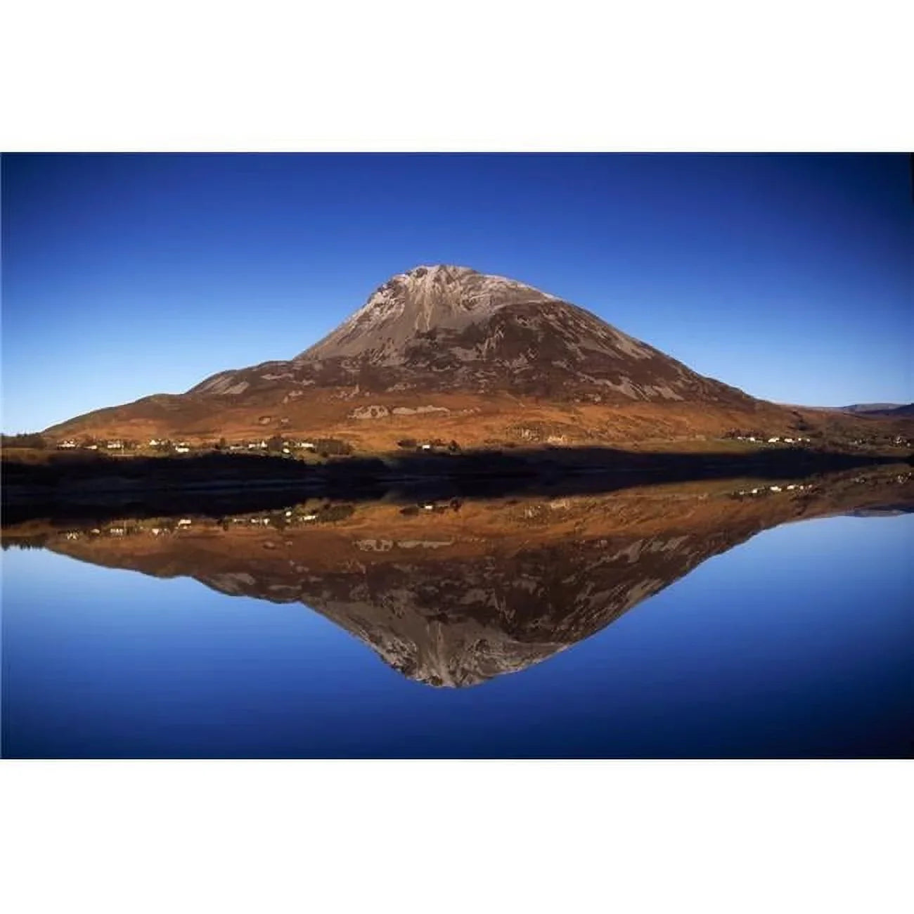 Mount Errigal Lough Nacung Dunlewy County Donegal Ireland - Mountain Reflected in Lake Poster Print by Gareth McCormack - 18 x 12