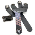 Deluxe Upper Rear Shock Mount Flag Nut Kit, fits Jeep Cherokee XJ, Made in the USA