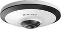 Amcrest 5-Megapixel Fisheye Camera, UltraHD Security PoE Camera Indoor, 1.4mm Lens, 33ft Nightvision, 360° Panoramic Camera Shield Cloud and MicroSD Recording, IP5M-F1180EW (White)