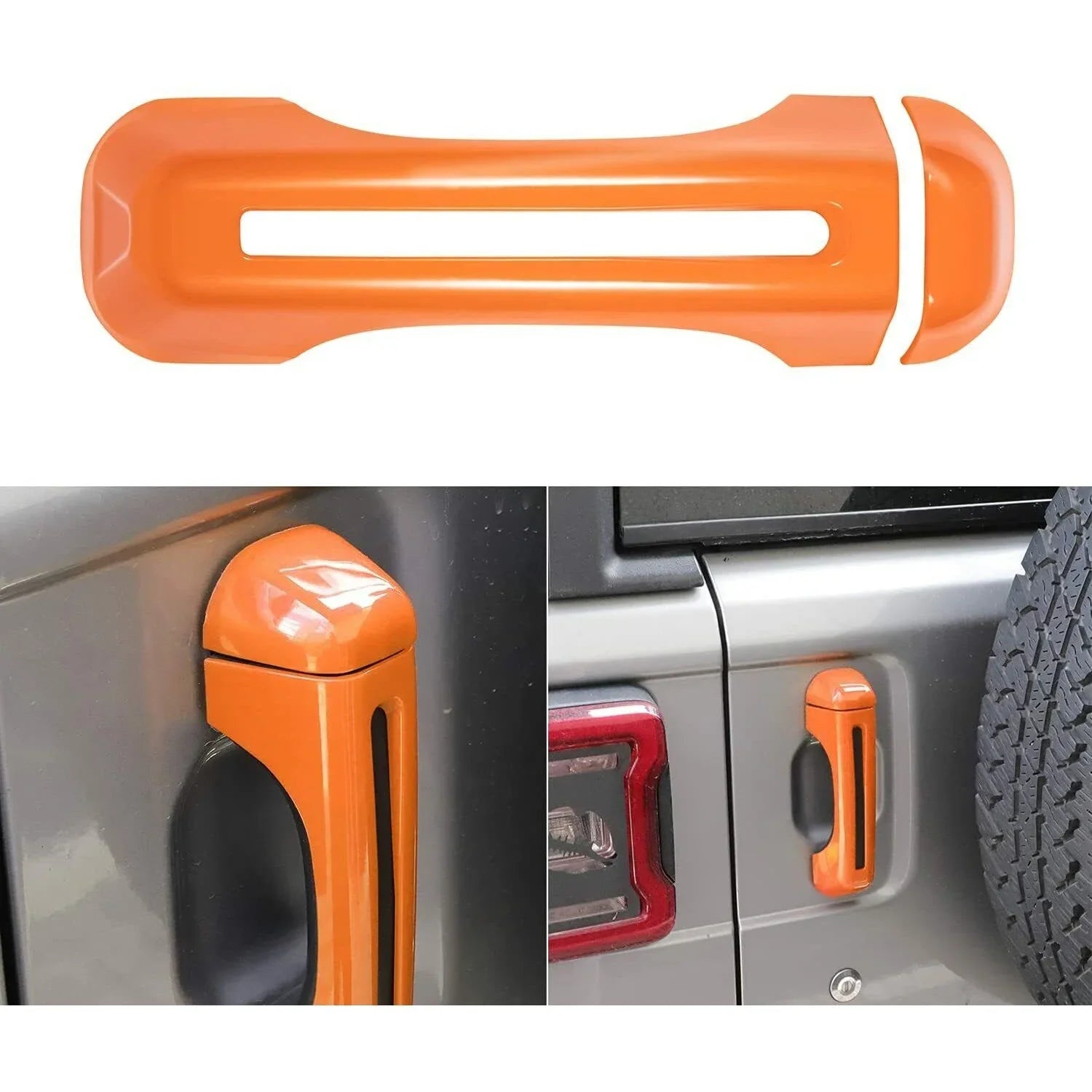 Teledu 10X Door & Tailgate Handle Shield Trim JLU 4Door
