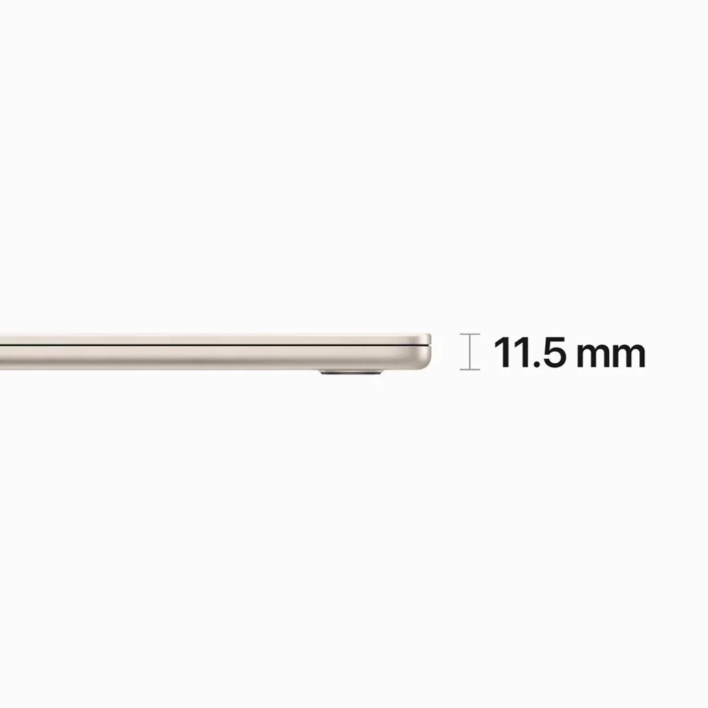 Pre-Owned Apple MacBook Air 15 inch Like New 2023 Laptop 15.3" with Apple M2 chip 8GB RAM, 256GB SSD Storage Starlight (Like new)