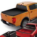 DNA Motoring TTC-RU-090 For 2019 to 2021 Ford Ranger 5Ft Truck Short Bed Matte Black Vinyl Soft Top Roll-up Tonneau Wrap 20
