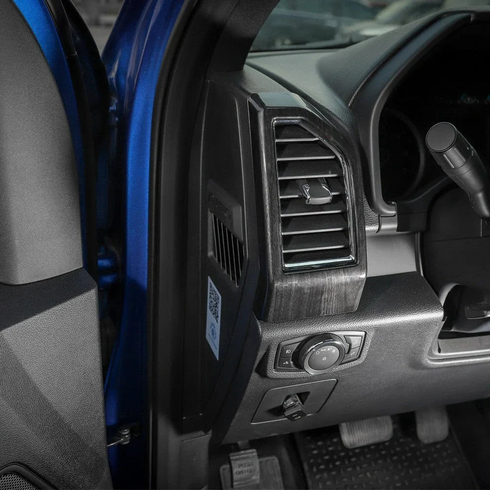 Teledu Car ABS Interior Center Console Protection Trims 8 pcs F150 m