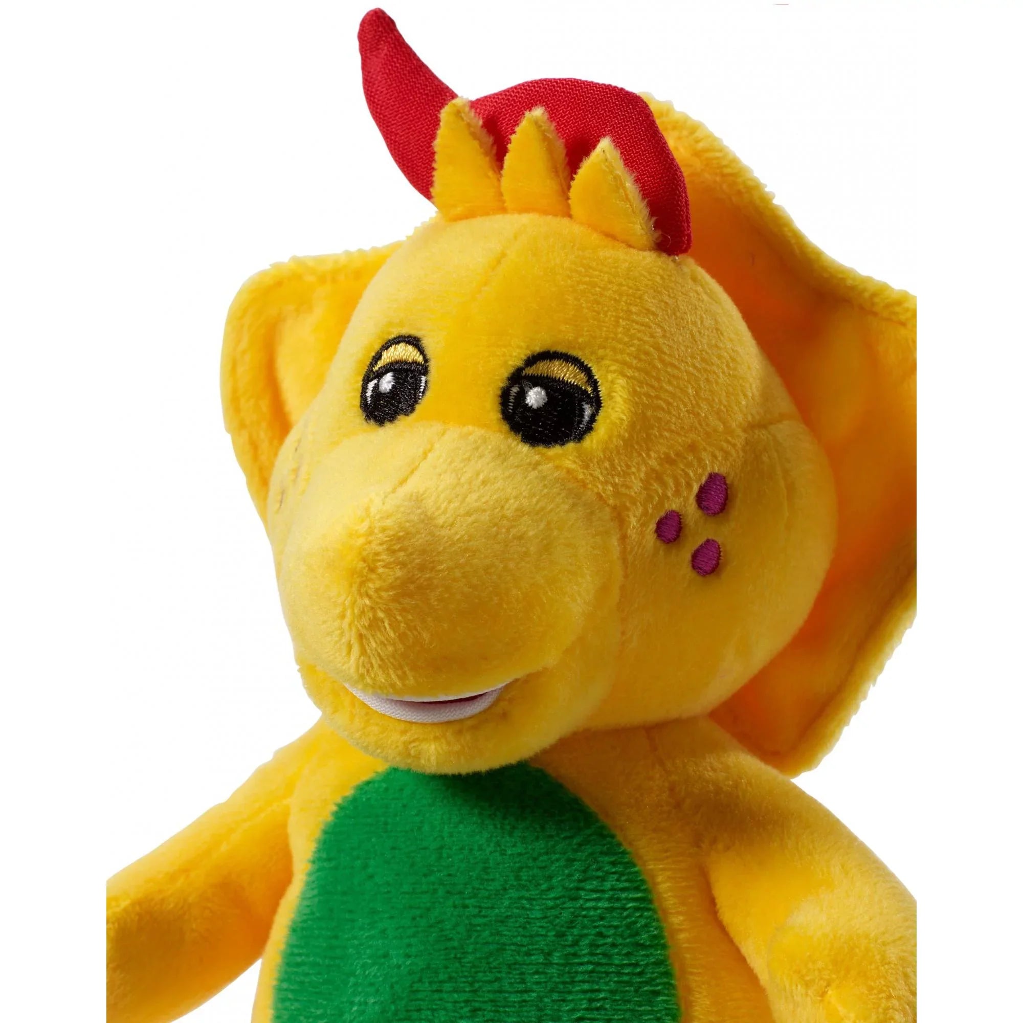Barney Buddies BJ Yellow & Green Plush Dinosaur Figure