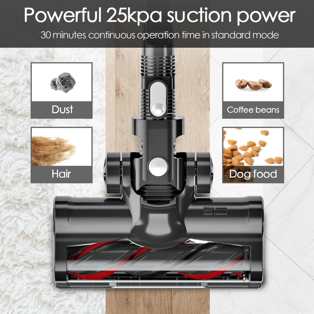 MOOSOO Cordless Vacuum 4-in-1 Lightweight Stick Vacuum Cleaner