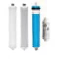 IPW Industries Inc Matching Culligan AC-30 Double Nipple End Reverse Osmosis Filter Set - Sediment/Carbon/Inline/RO Membrane