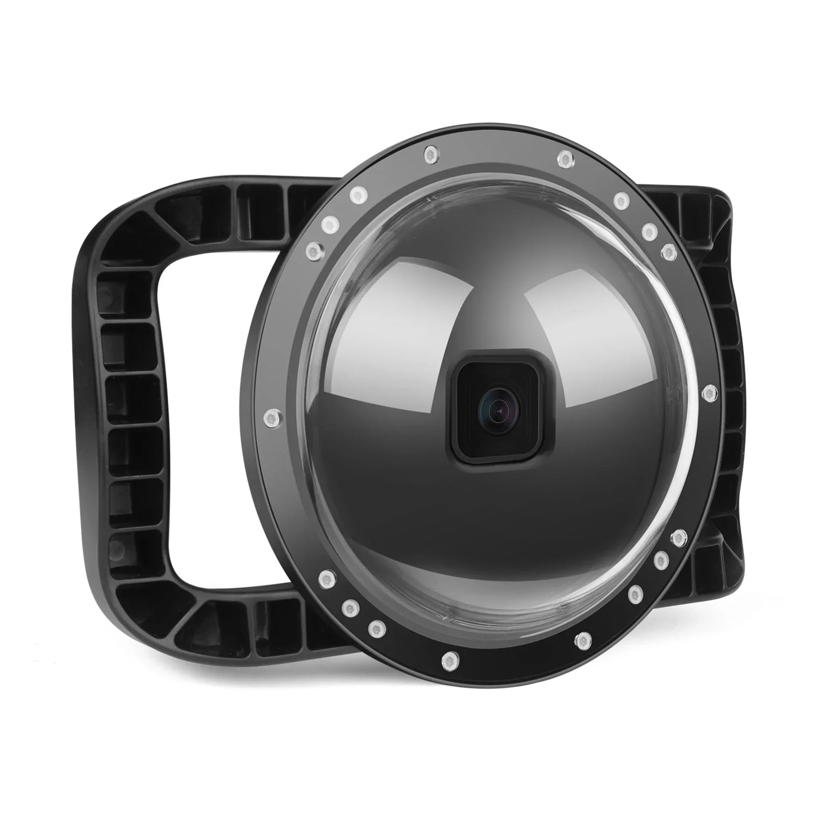 SHOOT XTGP559 Dual Handle Dome Port Case - 45m Waterproof, 180° Wide Angle for Hero 9 Black Hero 10