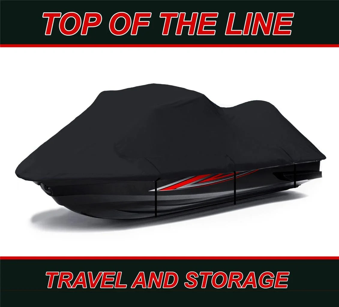 BLACK TOP OF THE LINE JET SKI Wrap Suitable for Polaris SL900 sl 900 1996 1997 Travel Jet Ski Protection PWC Vessel 1-2 Seater
