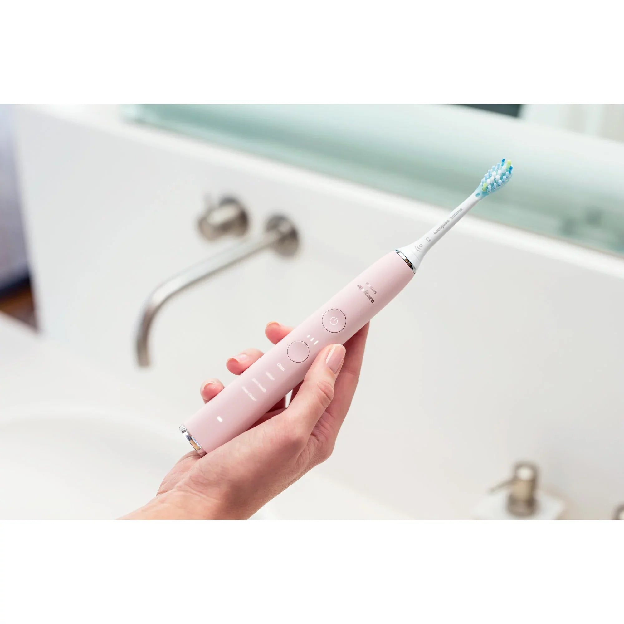 Philips Sonicare DiamondClean Smart 9500 Rechargeable Electric Power Toothbrush, Pink, HX9924/21