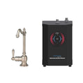 AquaNuTech AquaNuTech Traditional Hook Spout Hot Water Only Filtration Faucet with Dispenser,