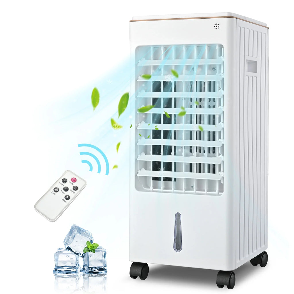 Versatile 3-in-1 Evaporative Air Cooler with Double Tanks - Stay Cool