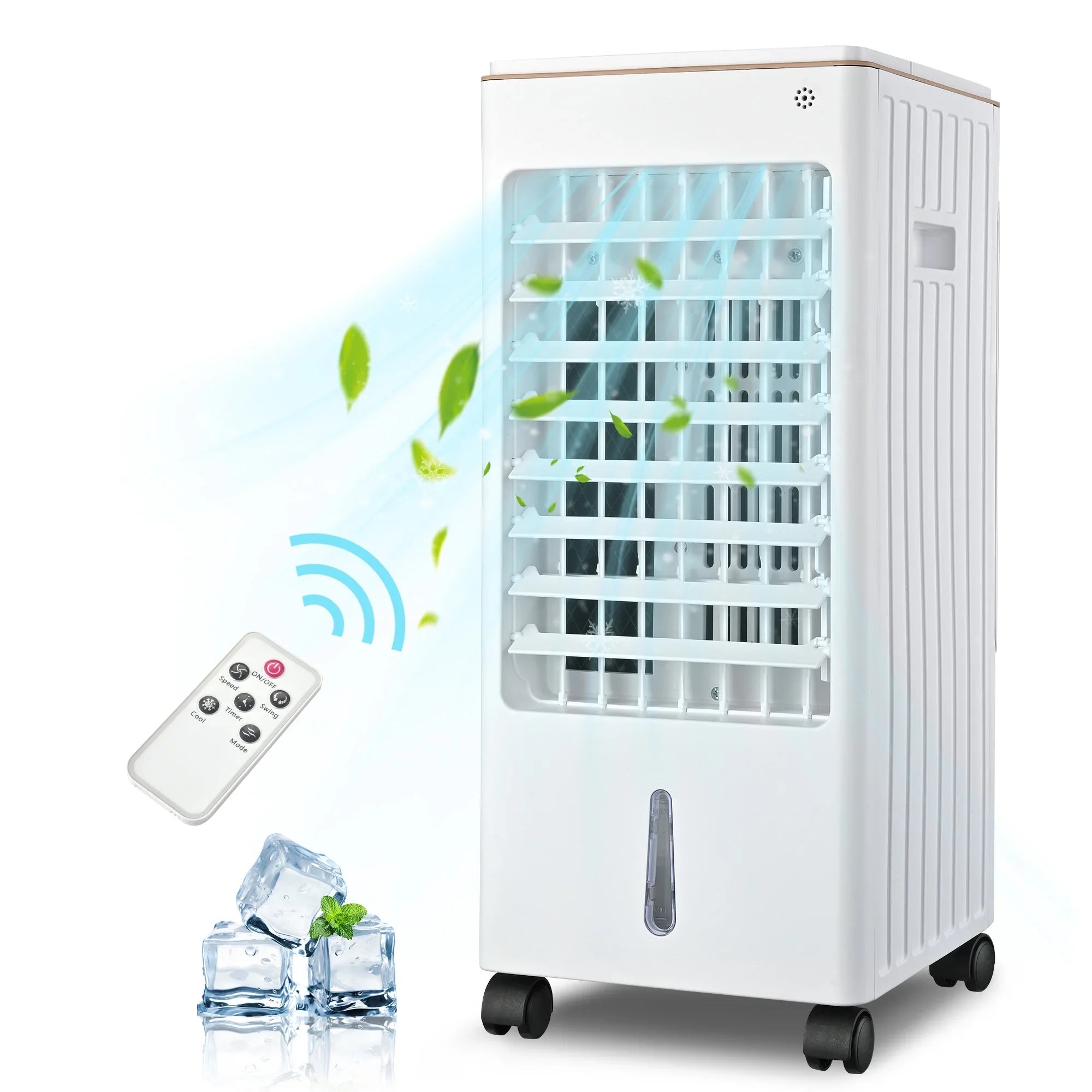 Versatile 3-in-1 Evaporative Air Cooler with Double Tanks - Stay Cool