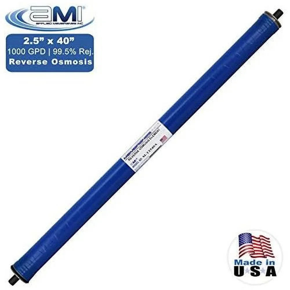Reverse Osmosis Membrane For Tap Water | 1,000 GPD At 225 Psi | 99.5% Rejection | Replacement RO Membrane | M-T2540A