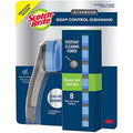 Scotch Brite Advanced Soap Control Dishwand And Scraper, 8 Non-Scratch Refills