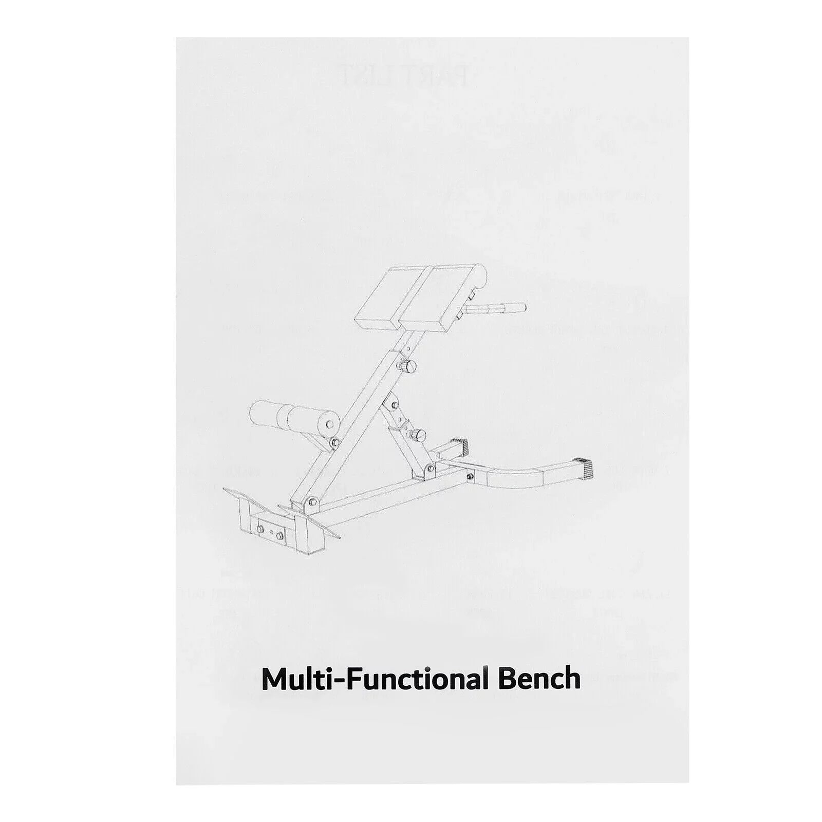 5 Position Tilt Angle Roman Chair Back Extension Machine, Hyperextension Bench W/ Angle Height Adjust 150kg/330lbs