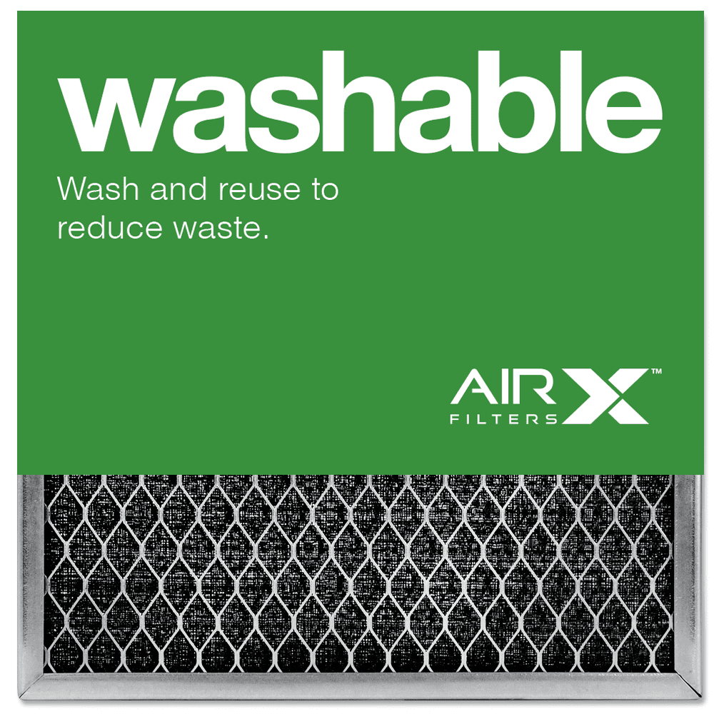AIRx Filters Washable 12x12x1 Permanent Air Filter MERV 1 Heavy Duty Steel Mesh Filter Replacement to Replace Filtrete Basic Filter, 1-Pack