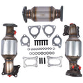Mustrod Complete Catalytic Converters for Honda Pilot 3.5L 2009-2015 45131 45132 16447