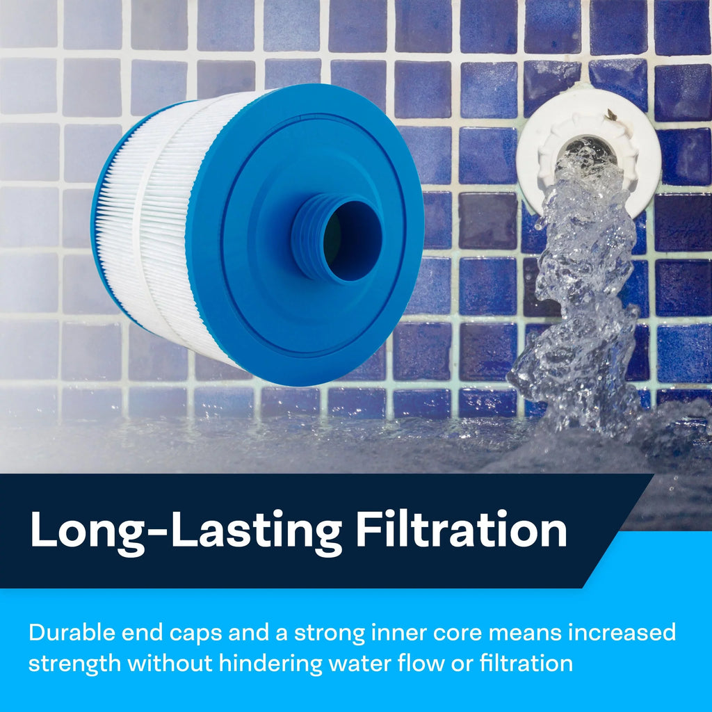 SpiroPure Replacement for Bullfrog Spa Filter PBF36 Wellspring 10-2870 Pleatco PBF36-M Unicel 8CH-951 Bullfrog 35 Hot Tub Spa Pool Cartridge (SAE Long Thread Version)
