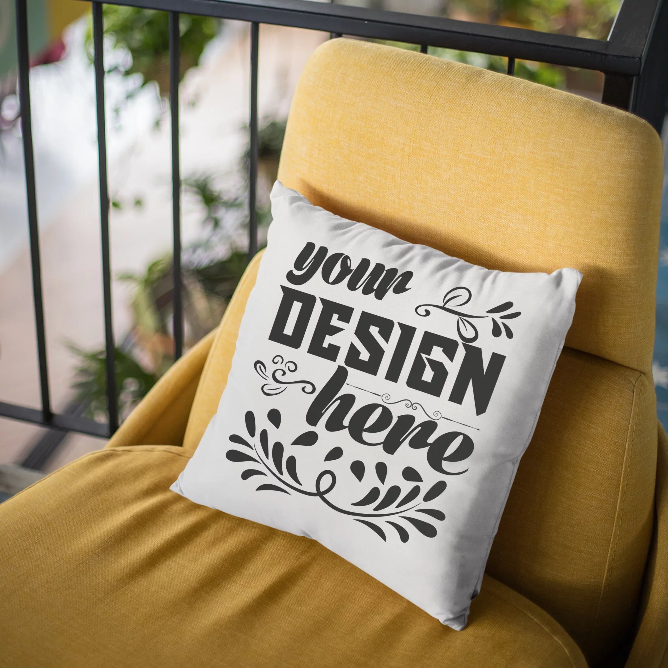 Makeup Is My Life w/ Compact Mirror & Lipstick Design - Beauty Themed Merch for Makeup Artist or Cosmetologist, Gift for Makeup Lovers, Pillow Coating White 20X20 IN
