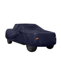 Pickup Truck Wrap for Ford F150 Crew Cab Pickup 4 Door 6.5 Feet Bed 2004-2021 Sun Rain Dust Snow Protection Navy Blue