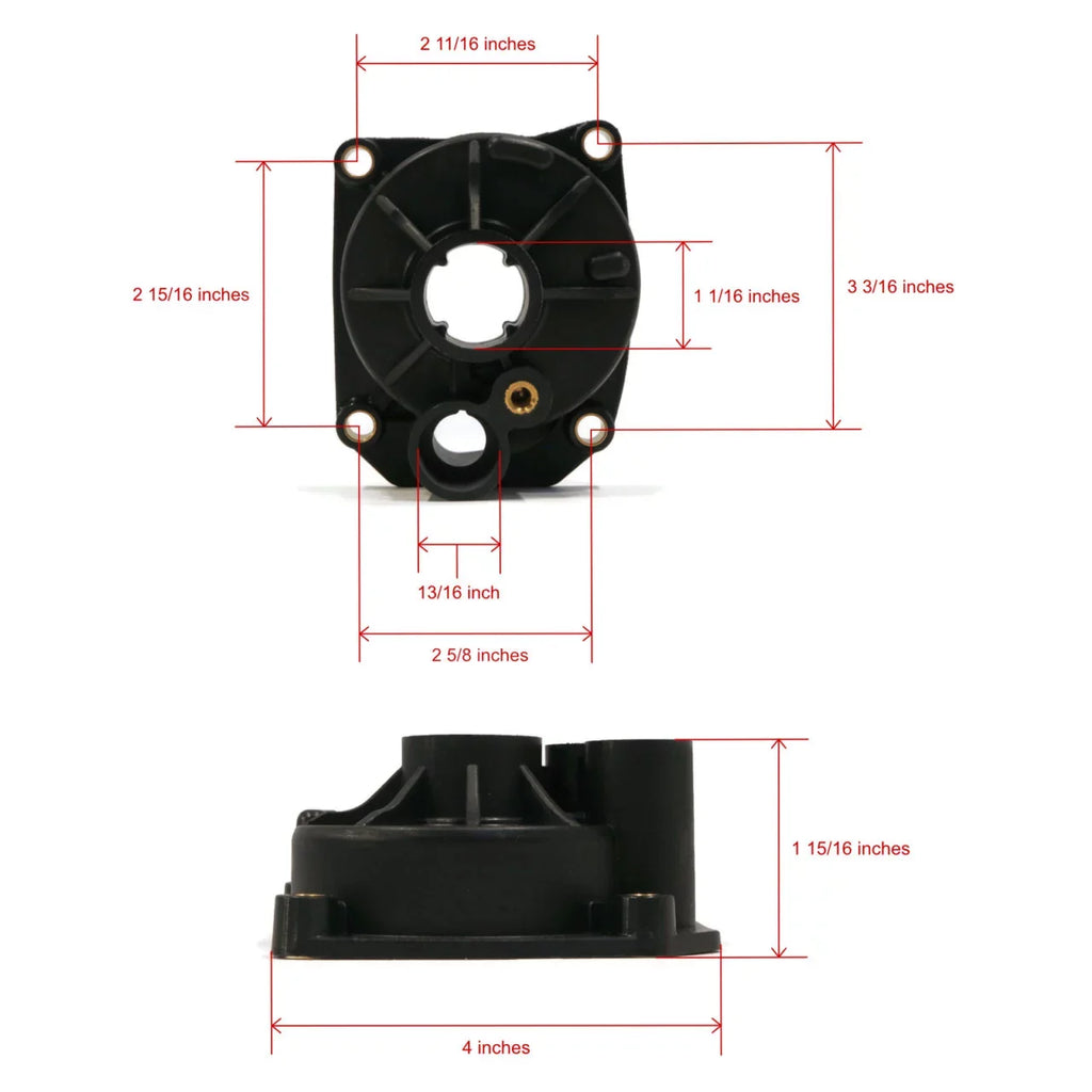 The ROP Shop | Water Pump Impeller, Housing Kit For Johnson, Evinrude 0391049, 391049 Outboard