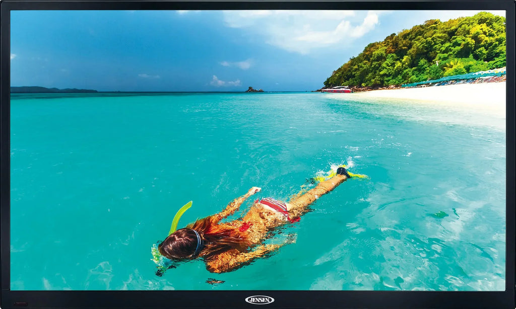 JENSEN JTV32DC HD Ready 32" Inch LED TV with Integrated HDTV (ATSC) Tuner, HD ready (1080p, 720p, 480p), 12V DC, specially built for Ship Yacht, RV Recreational Vehicle, Trailer, Camper, Motor Home