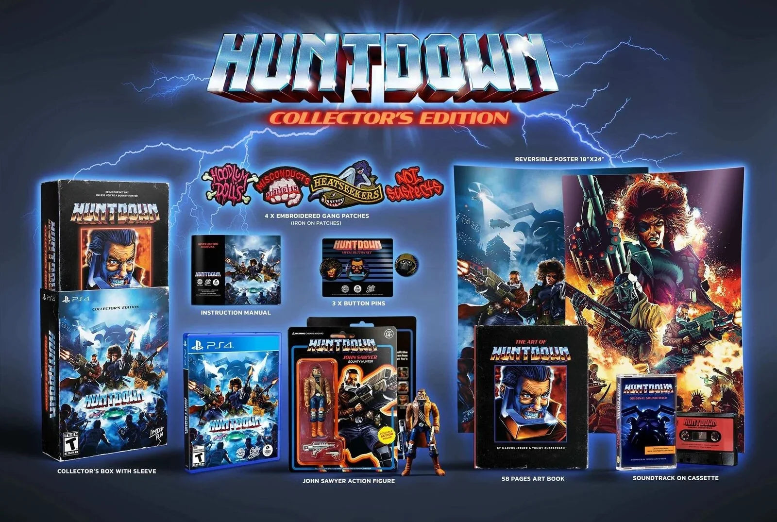 Huntdown - Collector's Edition [Sony PlayStation 4] NEW