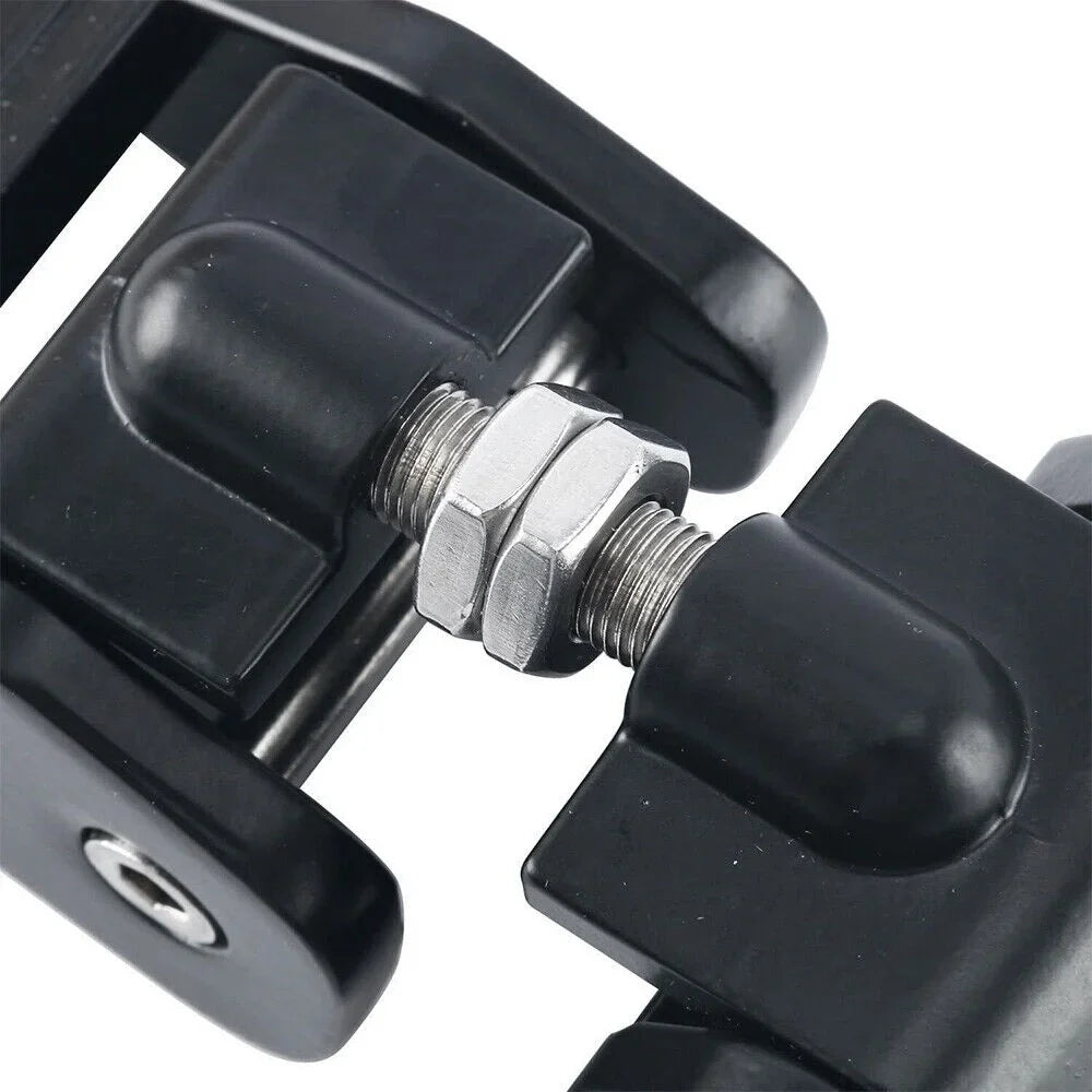 Onemayship 2 Pack Front Hood Latch Lock Catch for Jeep Wrangler JK 07-18 US Secure Vehicle Protection-Black
