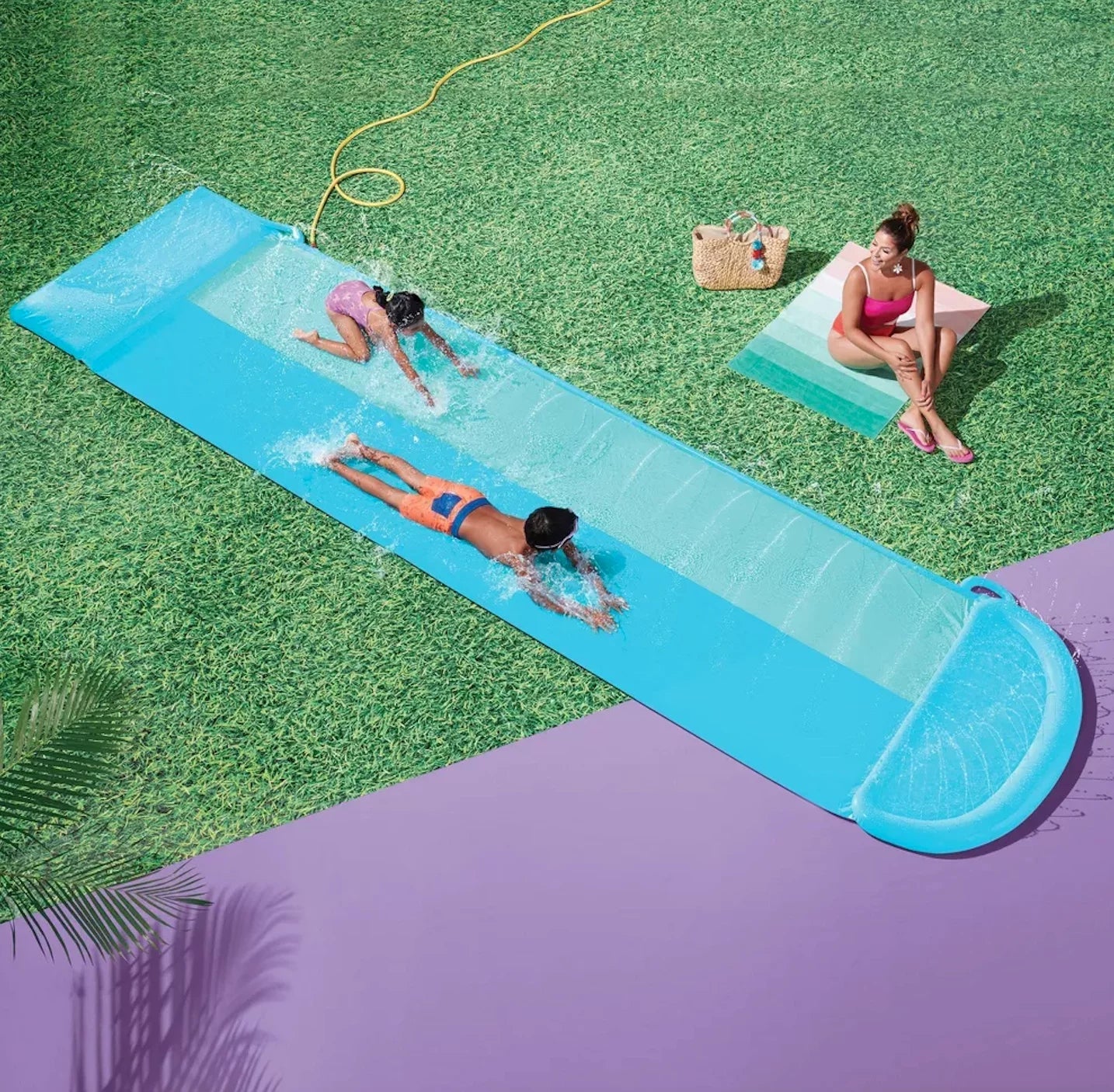 2 Lane Water Slide by Sun Squad