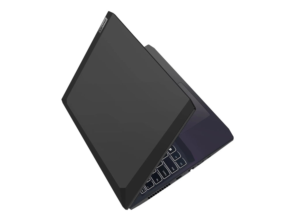 Lenovo IdeaPad Gaming 3 15ACH6 82K2 - 180-degree hinge design - AMD Ryzen 7 - 5800H / up to 4.4 GHz - Win 11 Home - GF RTX 3050 - 16 GB RAM - 512 GB SSD NVMe - 15.6" IPS 1920 x 1080 (Full HD) @ 120 Hz - 802.11a/b/g/n/ac/ax - shadow black - kbd: US
