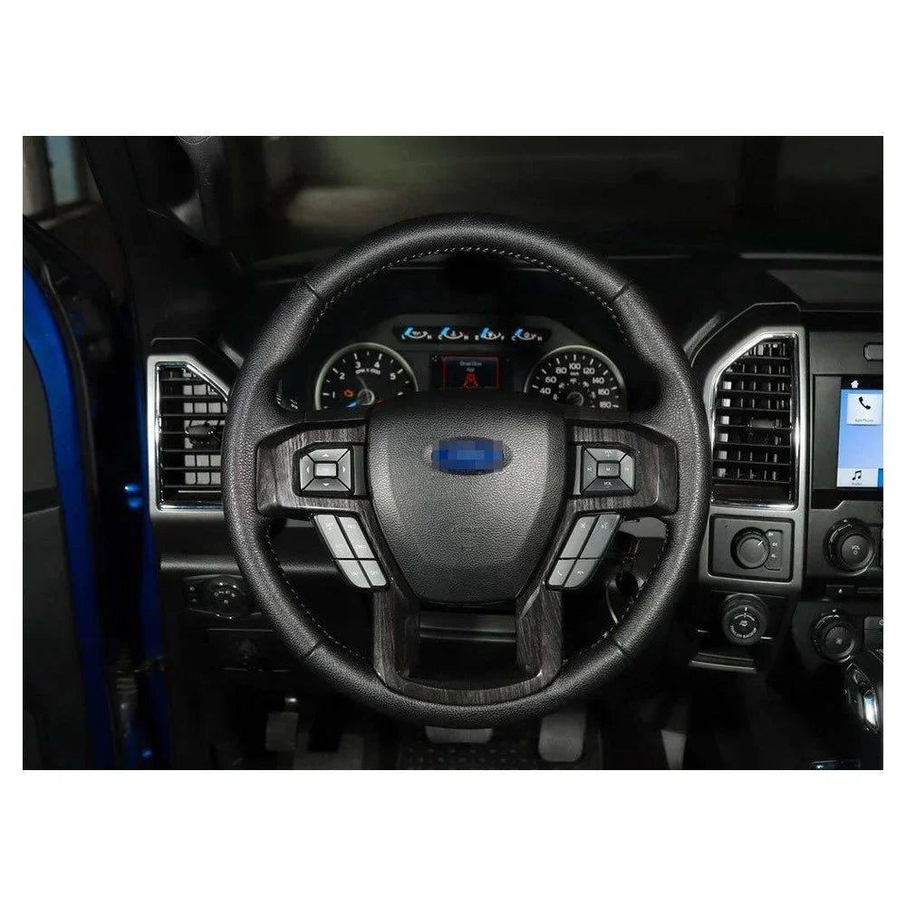 Teledu Car ABS Interior Center Console Protection Trims 8 pcs F150 m