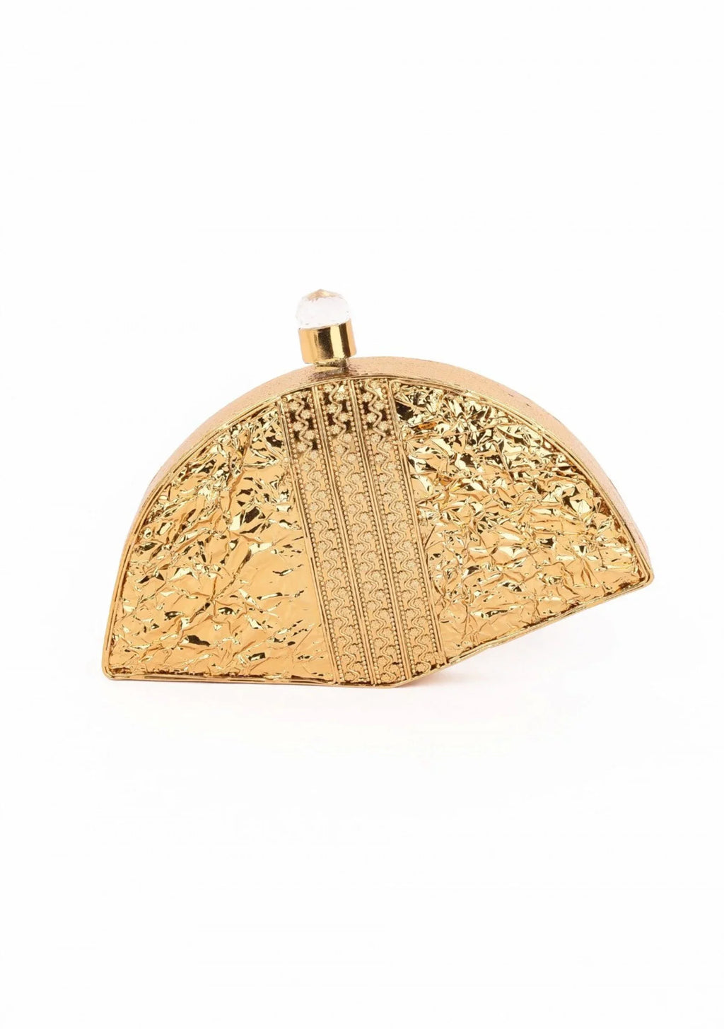 Different Craft India Handcrafted original/natural Seashell inlaid Clutch bag Gold Wedding Designer Handbag for Women
