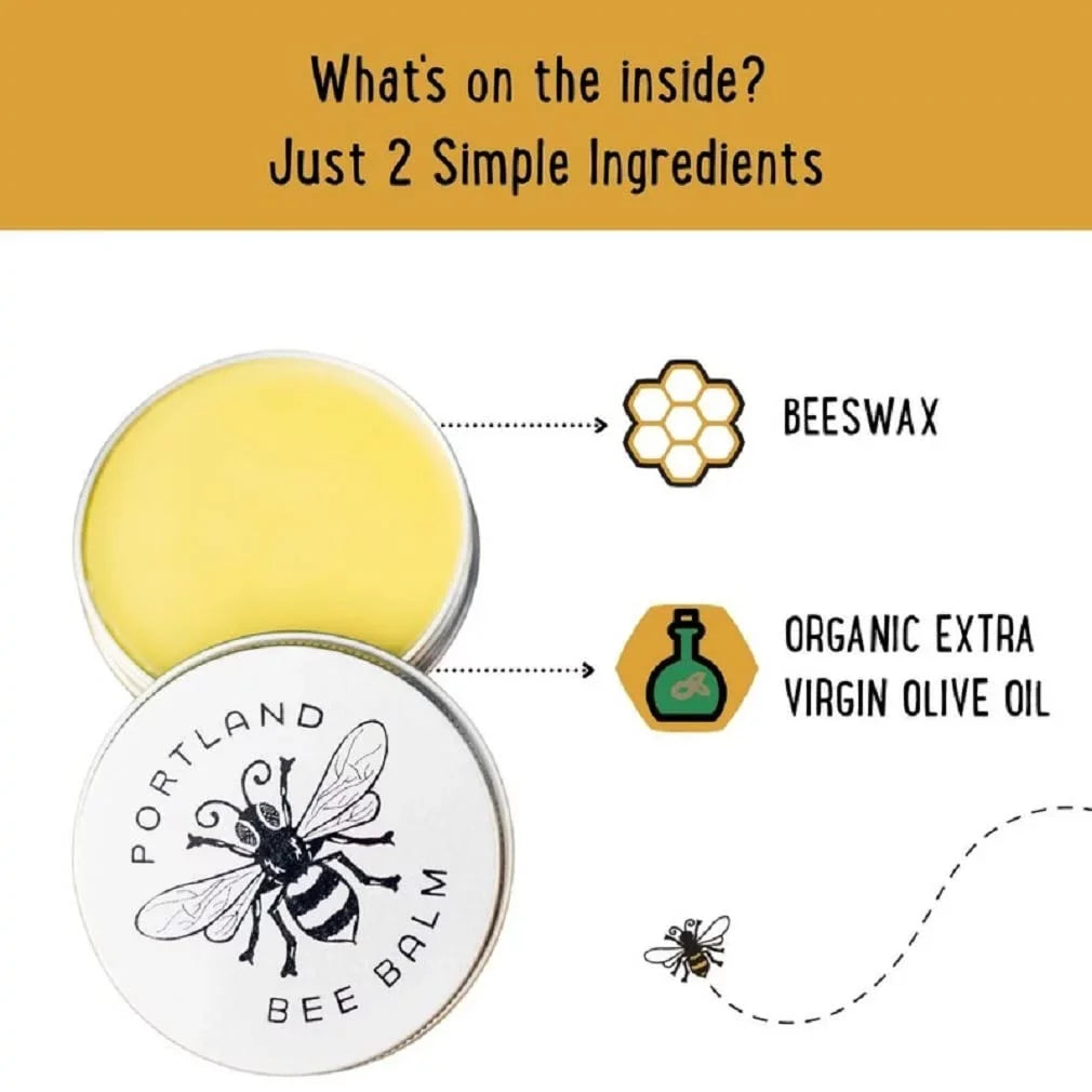 Portland Bee Balm Simple Salve All Natural Handmade (Pack of 2)