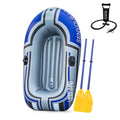 Tomshine Inflatable Watercraft Inflatable Rafts Portable Thicken PVC Vessel with Air Pump Paddle