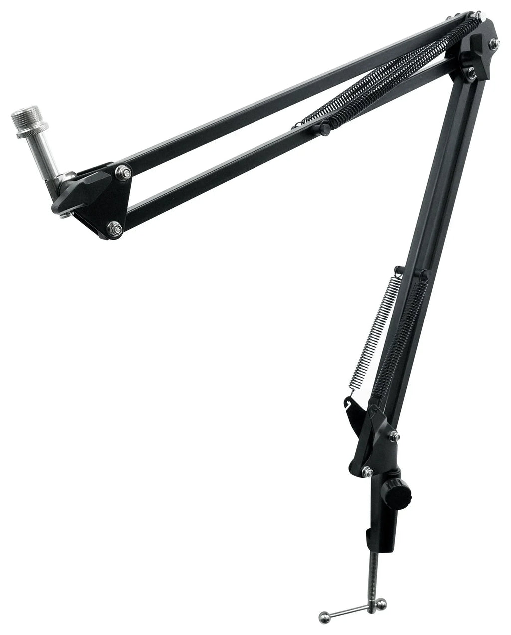 Rockville DMS30 Microphone Boom Arm Studio Podcast Mic Stand+Clamp+Pop Filter