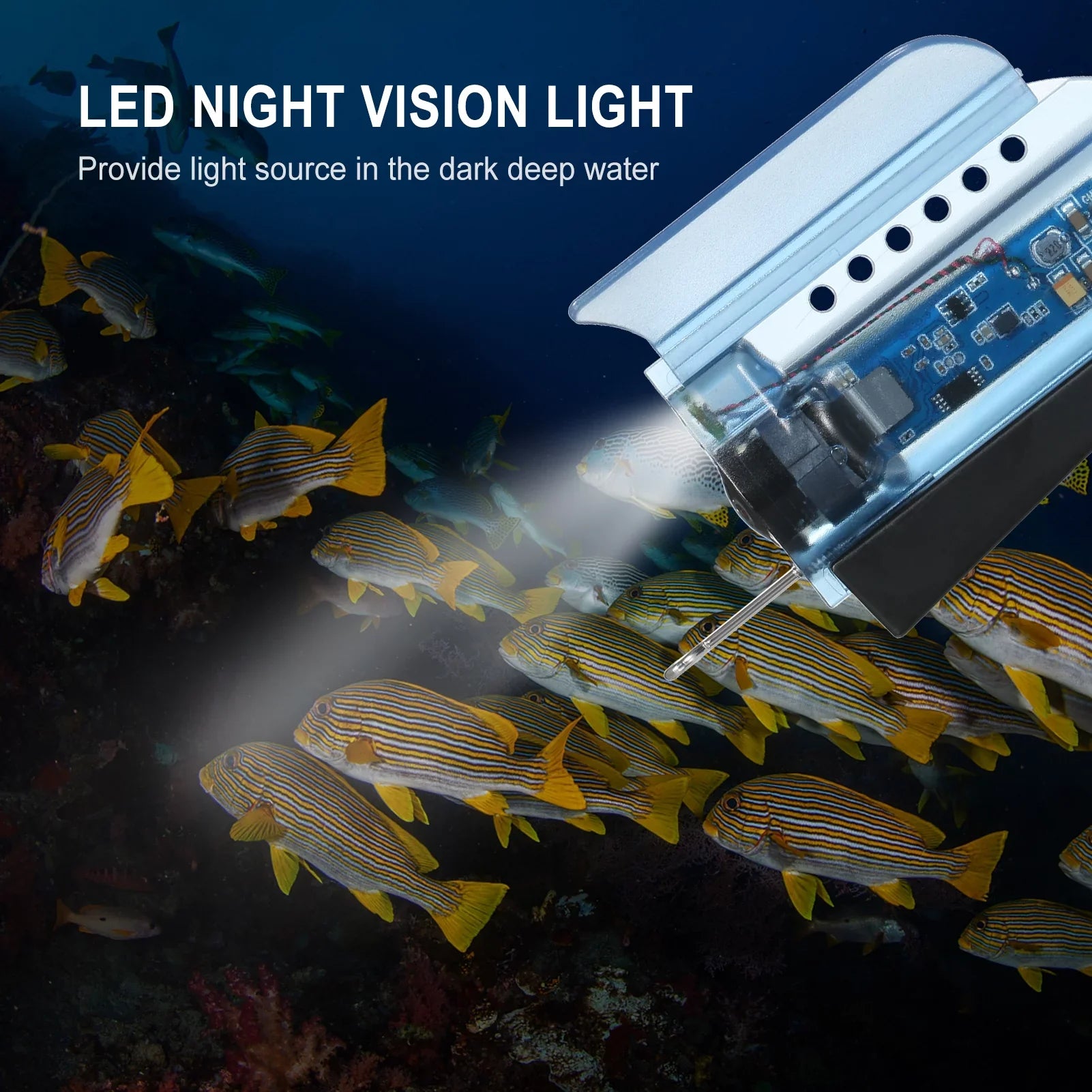 Gofishup 1080P Underwater Fishing Camera Fish Finder with APP Control, Live Video for Ice Lake Sea Craft Kayak Fishing