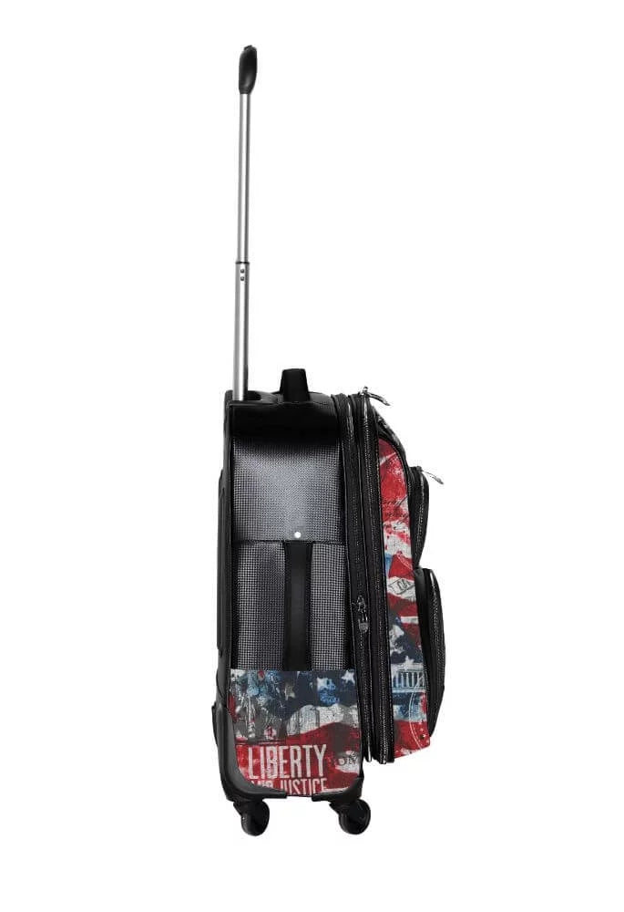 Subtle Patriot Men's 4 Wheel 22" Cabin Luggage