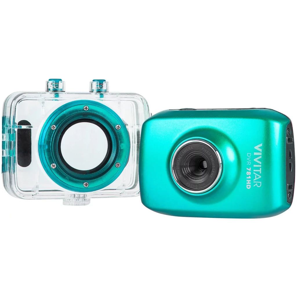 Vivitar 5.1MP ACTION CAMCORDER 720P Teal