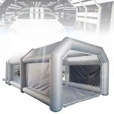 MIDUO Portable Mobile Inflatable Car Paint Spray Booth Tent Cabin w/ Air Filter System