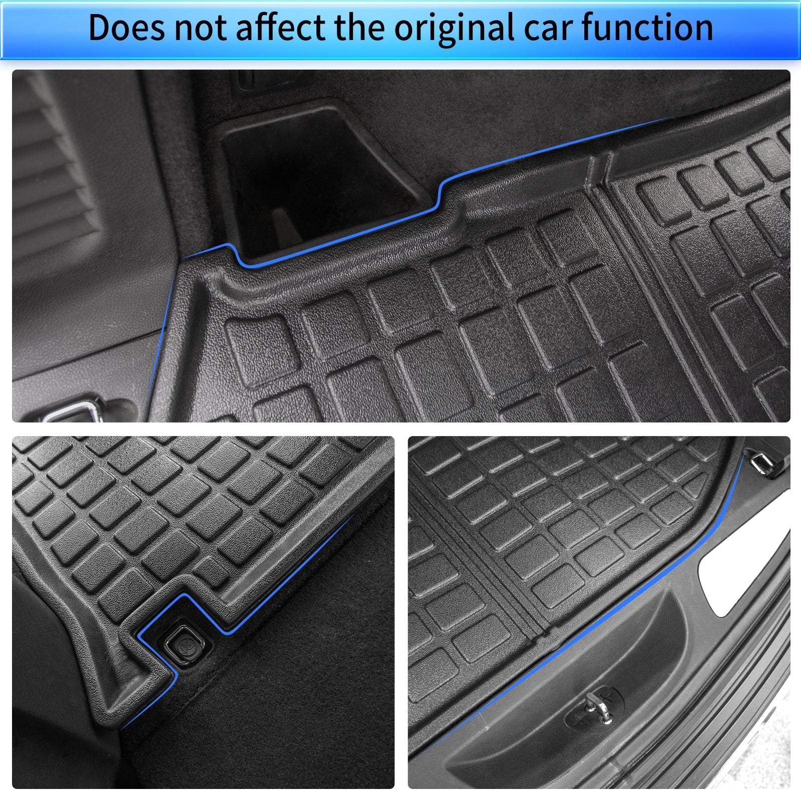 Fit 2011-2021 Jeep Grand Cherokee 2022 2023 Grand Cherokee WK Trunk Mat Cargo Liner