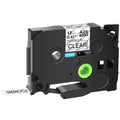 GREENCYCLE 40PK Matching for Brother P-touch 12mm x 8m Black on Clear TZ TZe TZe-FX131 TZ-FX131 TZe-131 TZ-131 Flexible ID Cable Wire Label Tape
