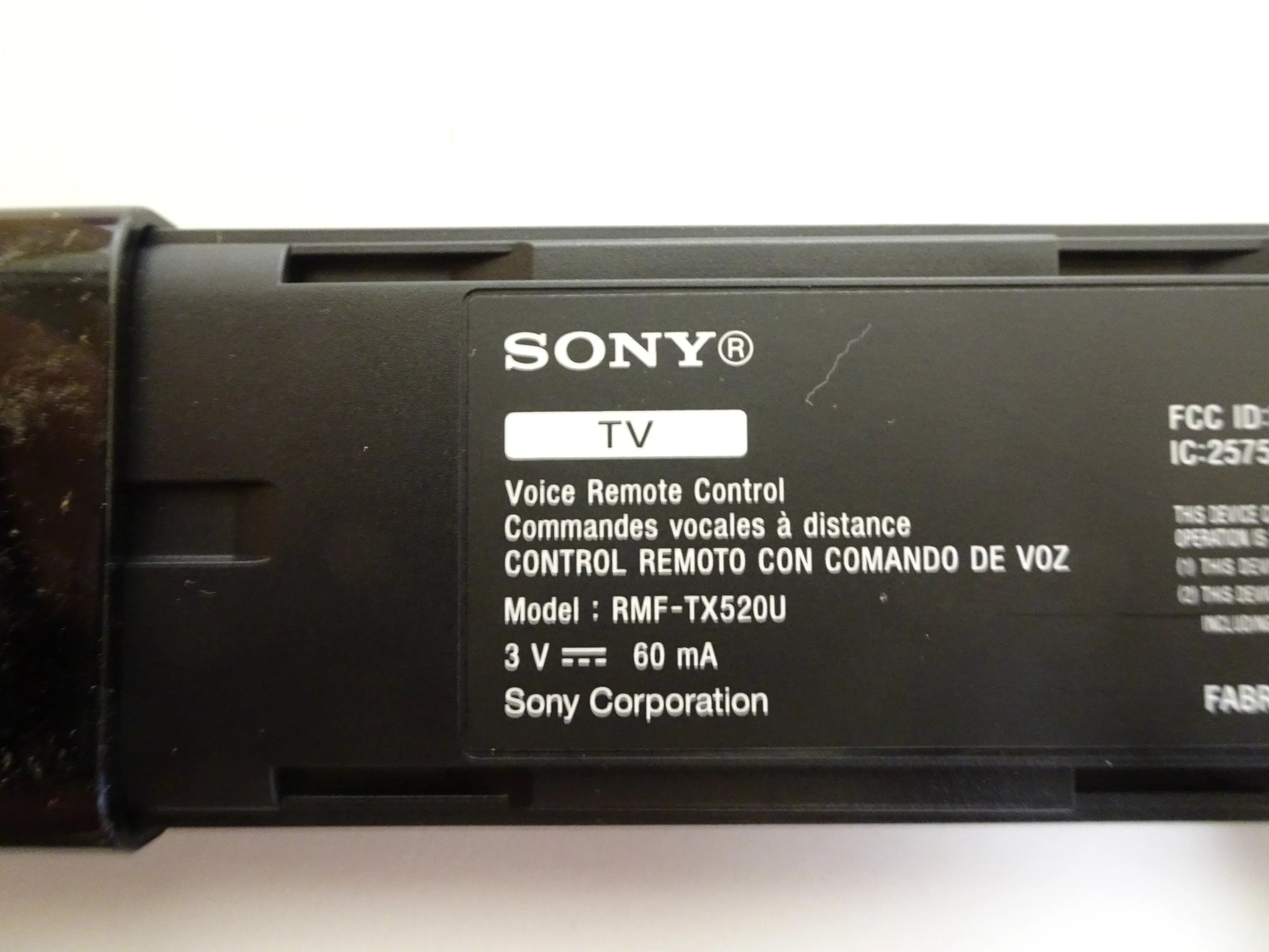 Sony KD-43X80J KD-55X80J TV Remote - NEW (1-009-952-11)
