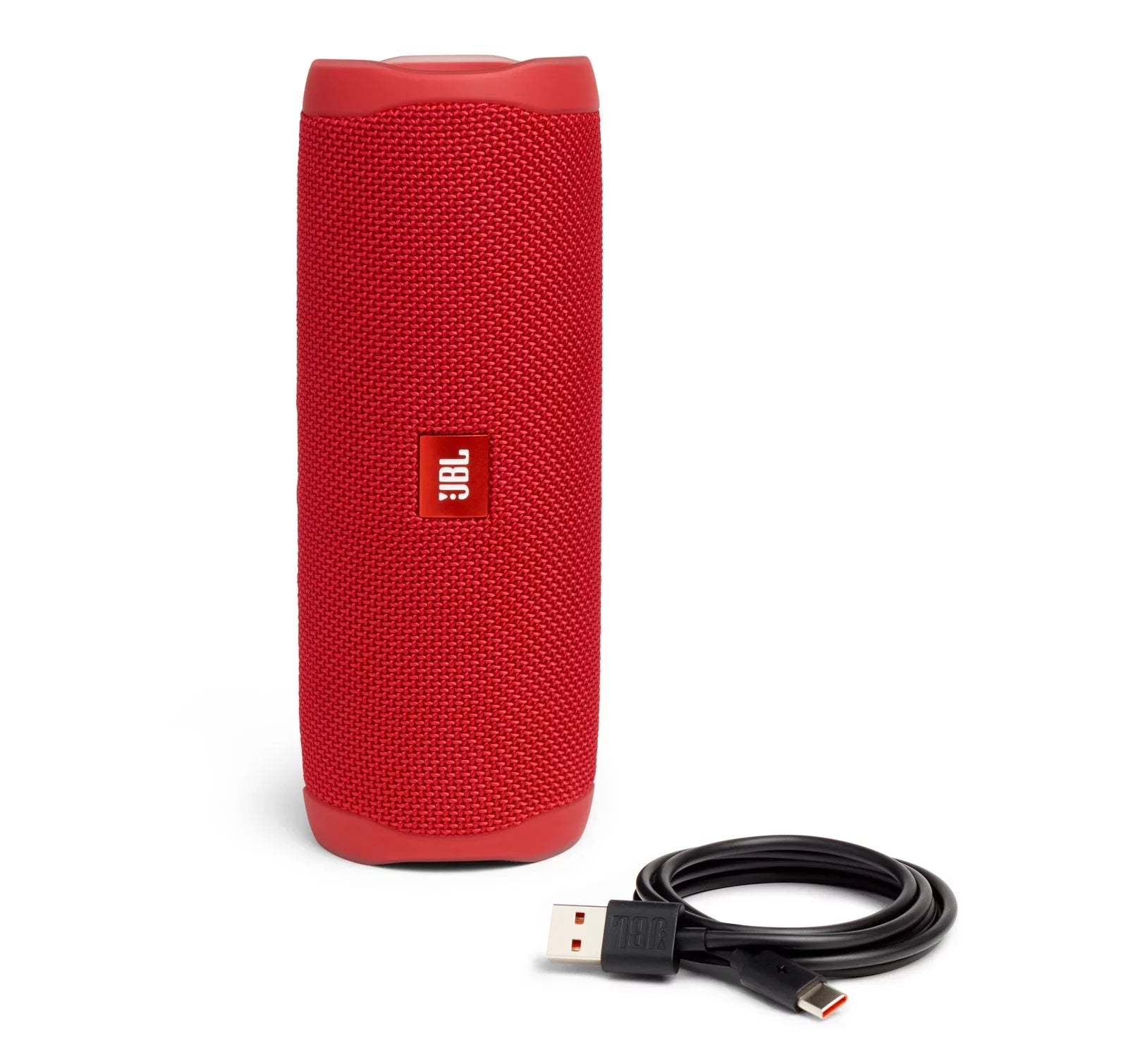 Restored JBL Flip 5 Red Portable Bluetooth Speaker (Refurbished)