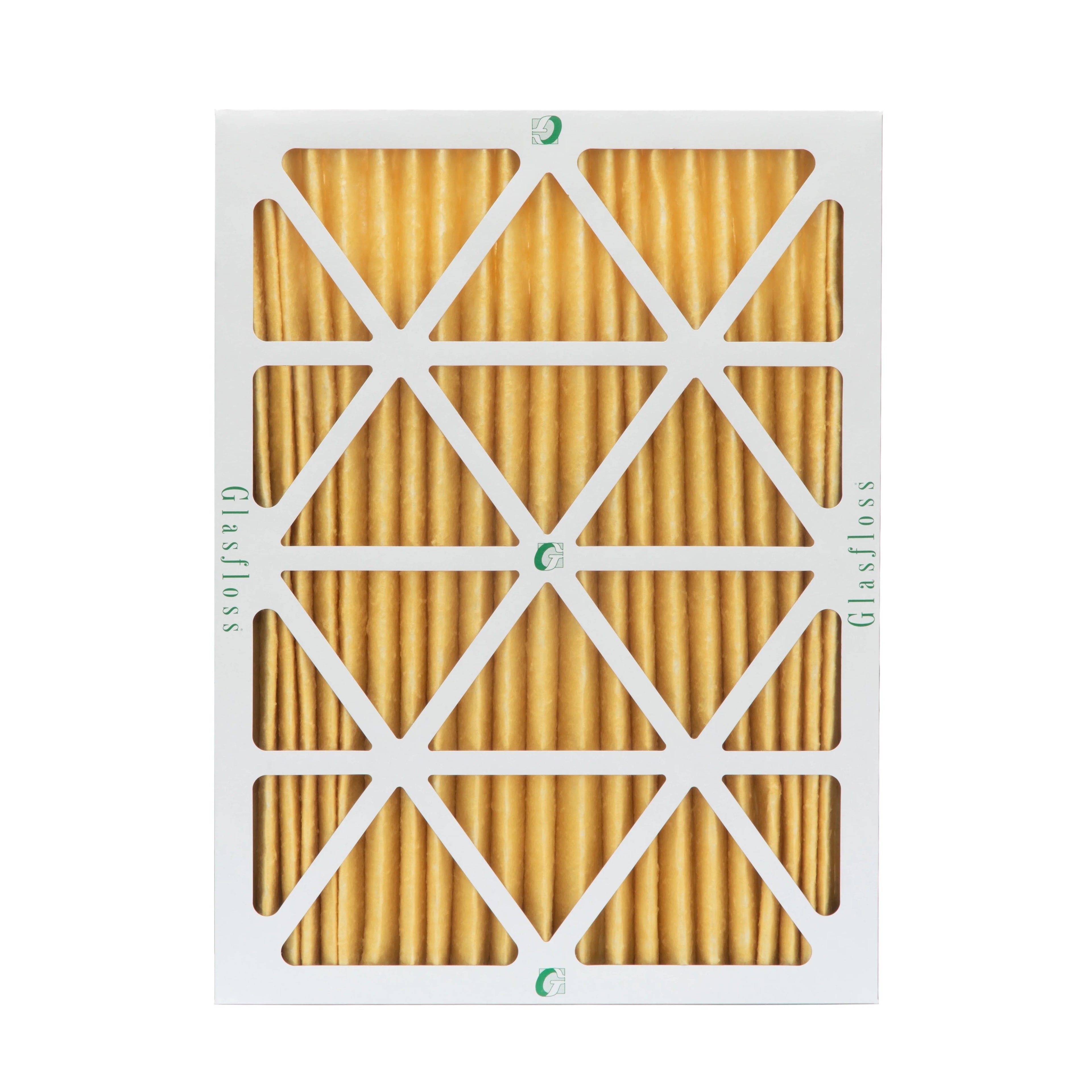 3 Pack of 15x20x2 MERV 11 Pleated 2" Inch Air Filters by Glasfloss. Actual Size: 14-1/2 x 19-1/2 x 1-3/4